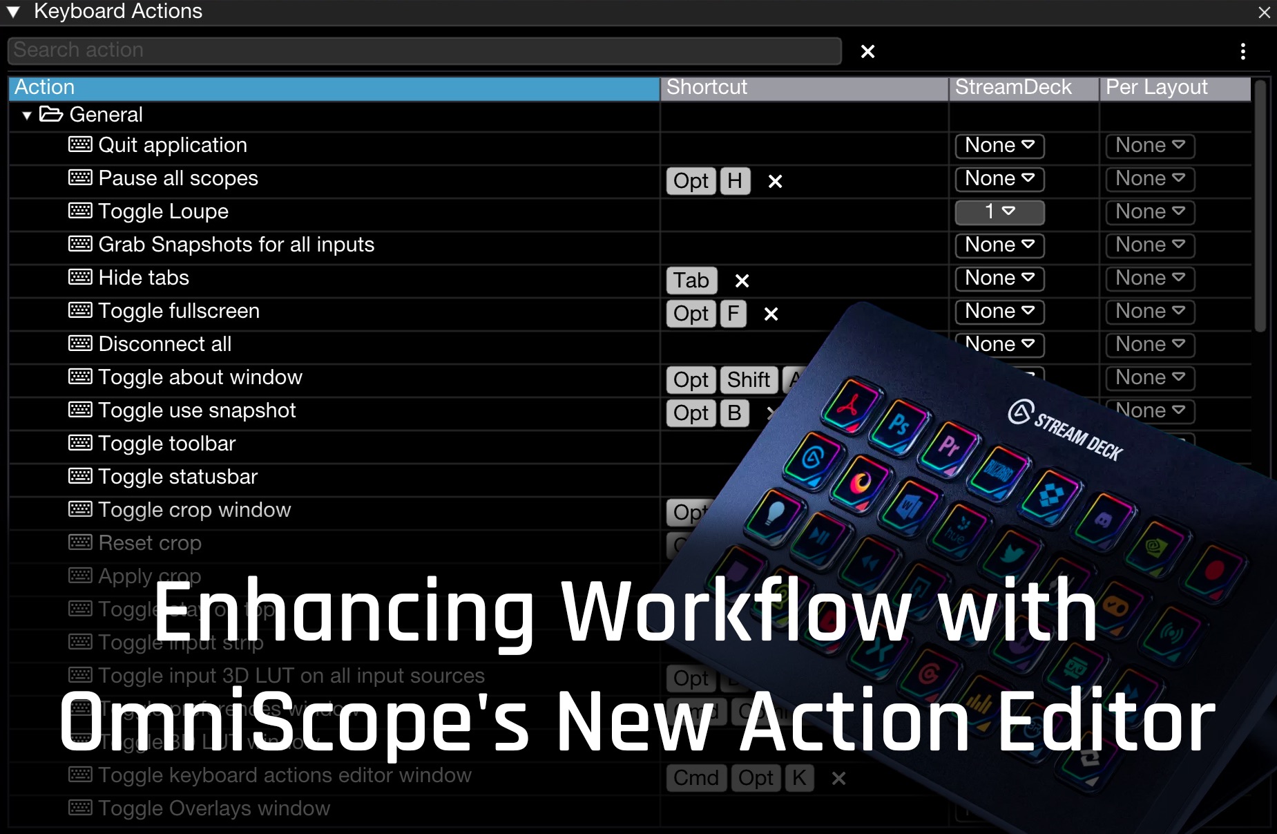Enhancing Workflow with OmniScope's New Action Editor