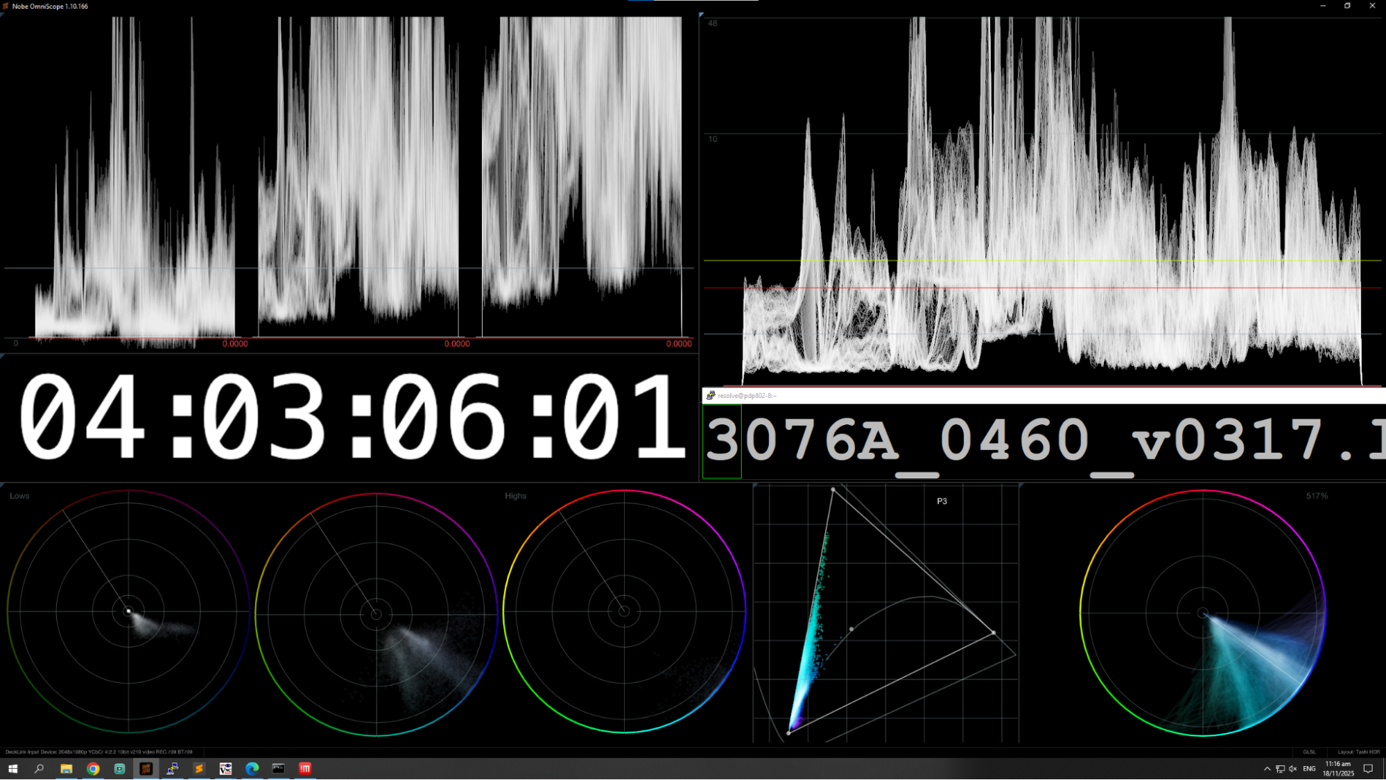 Tashi Trieu's DaVinci Resolve 20 node tree on Avatar: Fire and Ash