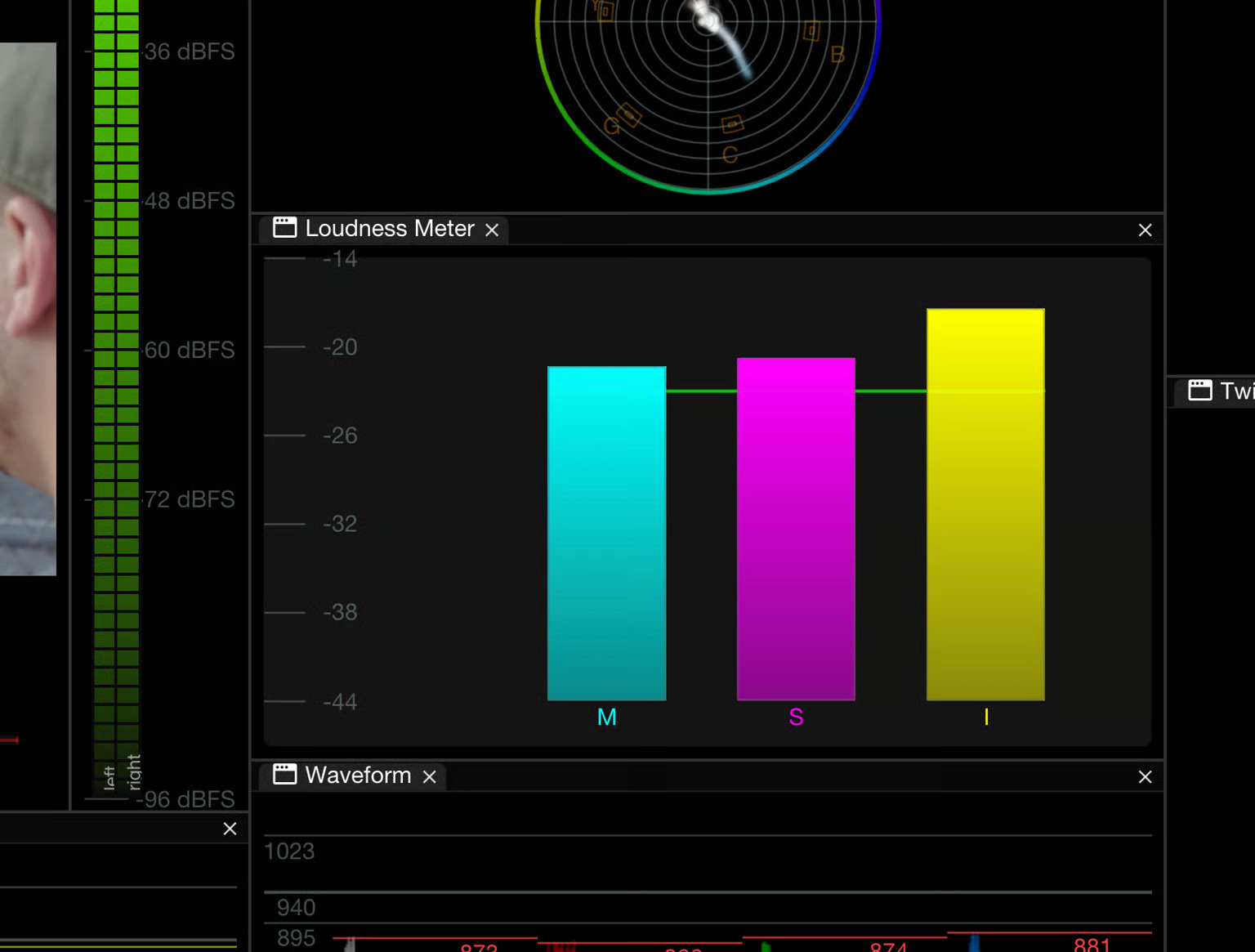 Loudness Meter bars